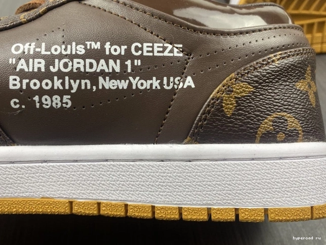 LOW Off-Louis AJ1 x 1 OW Jordan Air 1115